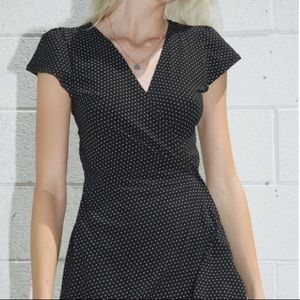 Brandy Melville Black and White Wrap Dress